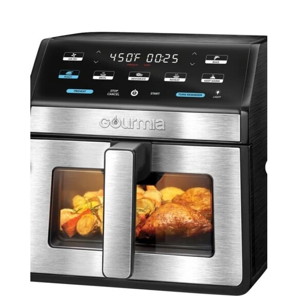 Gourmia 8-Qt Digital Air Fryer XL w Window & Light NEW GAF856 (B1) - Picture 6 of 8